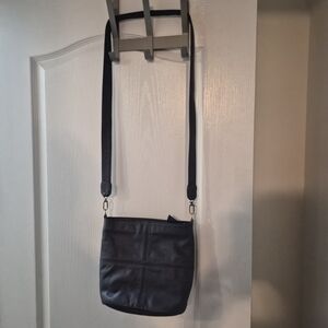 HOBO Blue Leather Crossbody Bag